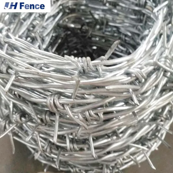 Wholesale BWG 12 14 16 18 Gauge 1000 N Double Strand Wire Fence Galvanized Razor Barbed Wire Coil photo-2