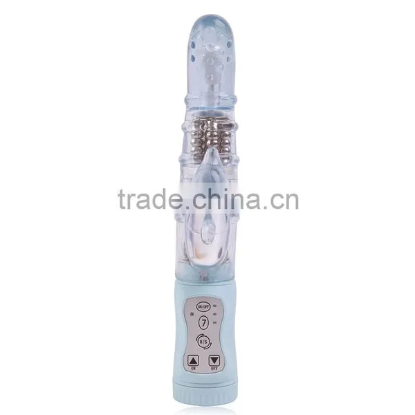 2016 Top Quality G-Spot Silicone Vibrator Dual Motors Stimulation Packed Clitoral Massager photo-4
