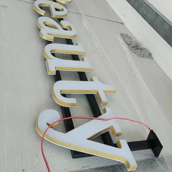 Custom Mini Led Billboard Acrylic Engraved Wall Sign Glowing Letters Easy Hanging_wall-mounted Installation Ip54 Weatherproof photo-4