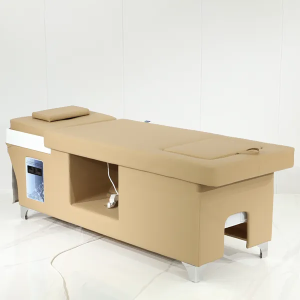 Modern Japanese Head Spa Head Water Therapy Chair 150kg Load Capacity Automatic Reclining Shampoo Bed photo-3