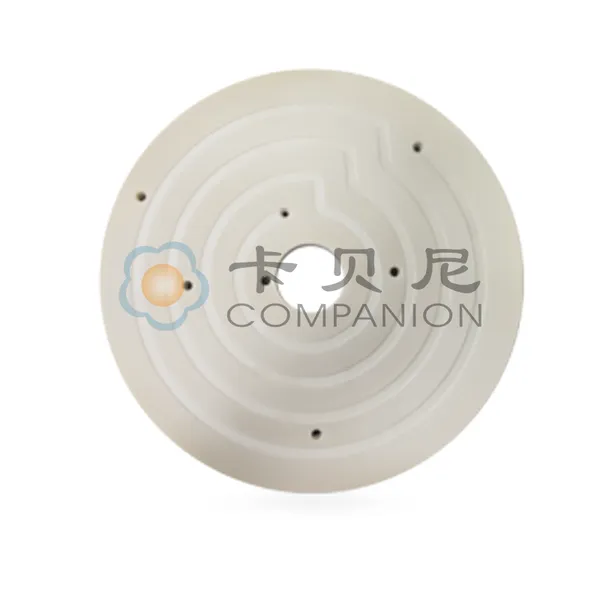 Custom Alumina Zirconia Industrial Ceramic Plate for High Temperature Wear Resistant Insulation Applications photo-2