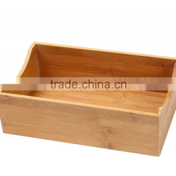 Drawer or Shelf Wooden Organizer Box Wooden Tray photo-3