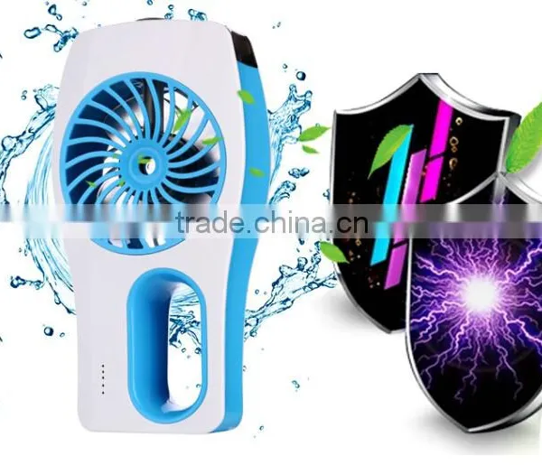 Hot Sale ABS 5V Blue/Green/Pink Facial Mini China Rechargeable Fan photo-2