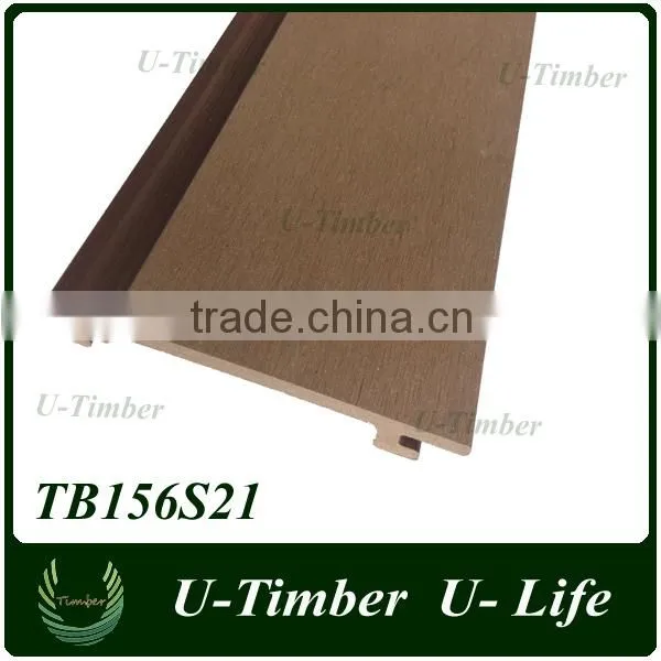Waterproof WPC Composite Wood Wall Panel for Exterior Wall Decoration photo-2