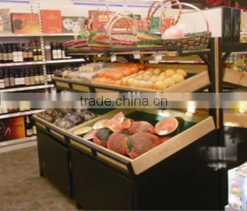 APEX Supermarket Multi Layers Vegetable Fruit Display Shelf