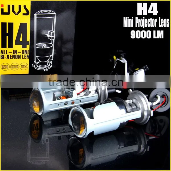 H4 Hid bi Xenon Projector Lens , RHD/LHD 4500LM/9000LM 12V 35W HID Xenon H/L Headlight for Skoda, Toyota, MB, VW, Chrysler, Etc photo-2