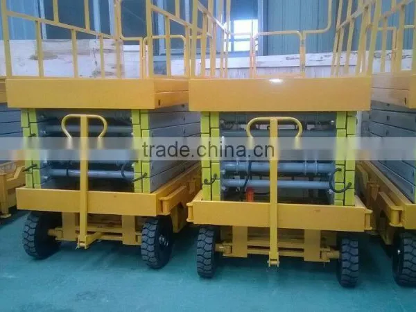 8m 0.3--1ton Factory Direct Sale Battery Powered Scissor Lift Platform Hydraulic photo-3