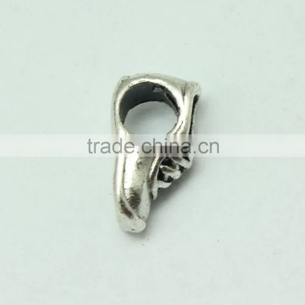 Wholesale 2015 New Style Sport Shoes Shape DIY Anti-silver Creative Bracelets Accessories Metal Zinc Alloy Beads With Holes photo-4