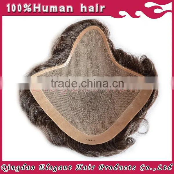 2015 Elegant Hair New Arrival Hot Sale Top Quality 100% Indian Remy Hair Cheap Toupee for Men photo-6