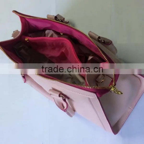 Pink Fashion Tote Handbag photo-5