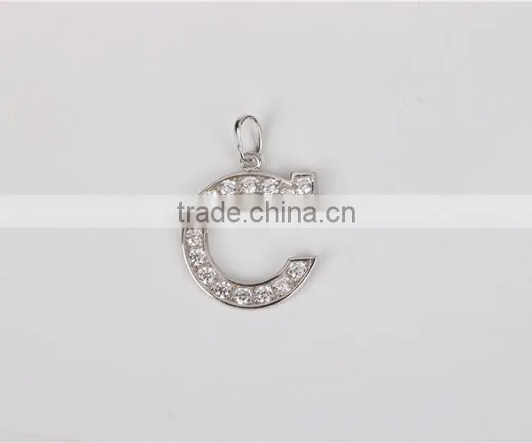 Fashion 925 Sterling Silver 26pcs Letter Alphabet Initial Bling Bling Pendants photo-6