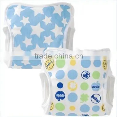 Made in Japan Products High Quality Cute Polka Dot and Star Pattern Baby Cloth Diaper Cover for Boys photo-2