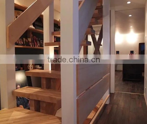 60 mm Unfinished Oak Stair Treads From Guangzhou Factory photo-2