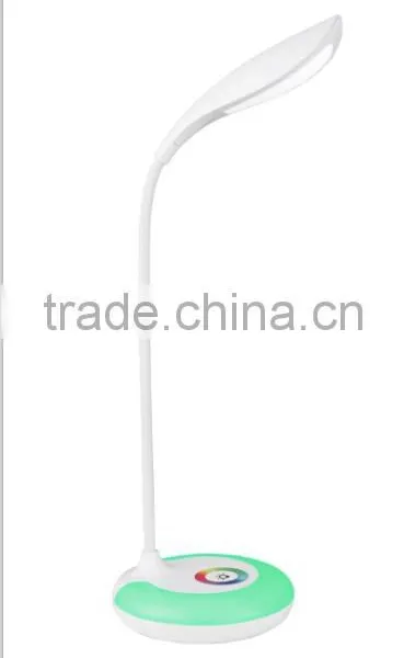 JK-848 Indoor Modern Battery Operated Funky Table Lamps Rainbow Color Cordless USB Rechargeable Hotel Led Desk Lamp photo-6