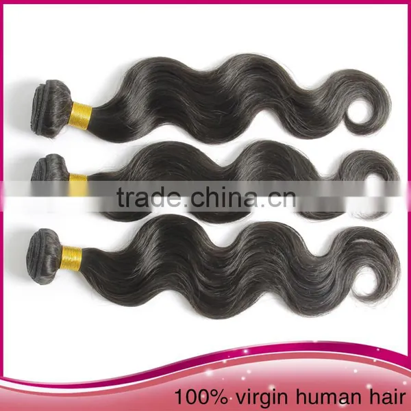 6a Quality Brazilian Virgin Human Hair Extension, Tangel Free Body Wave Remy Human Hair photo-6