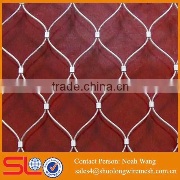 BV Company Good Price Stainless Steel Wire Rope Zoo Netting photo-2