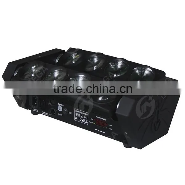 Super Hot 8pcs 10w White/rgbw Spider Led dj Disco Club Stage Light photo-5