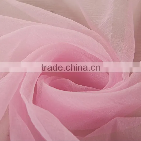 Polyester Cotton Blend Plain Dyed Seersucker Fabric photo-4