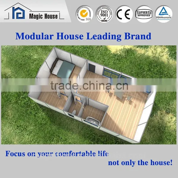 Newest Designed Office/Steel Prefab House/Trade Assurance Container Relax Room/ Prefabricated Beach Home photo-2