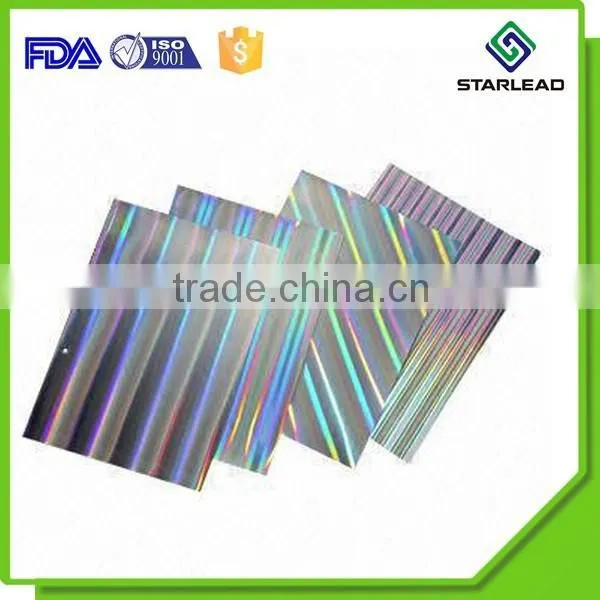 60 - 90gsm Metallized Holographic Paper, Metallised Hologram Paper, Metallic Laser Adhesive Paper photo-2