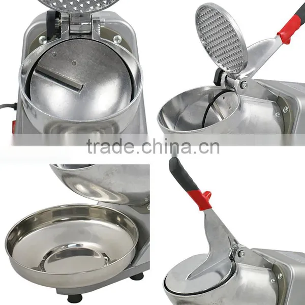 Electric Ice Crusher Shaver Machine Snow Cone Maker Shaved Ice Restaurant Bar photo-3