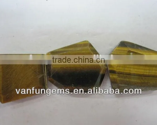 Wholesale Flat Faceted Tumbled Lapis Fashion Beads in Different Size photo-5