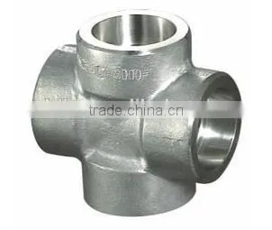 4 " Cross Tee Stainless Steel Female Threaded Tools Used In Pipe Fitting photo-2