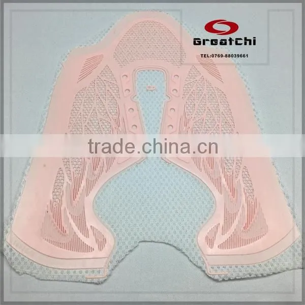 Pink Color KPU Upper Making Shoes Vamp Material