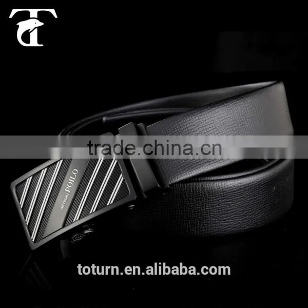 Metal Automatically Buckle Strong Men Leather Belt photo-2