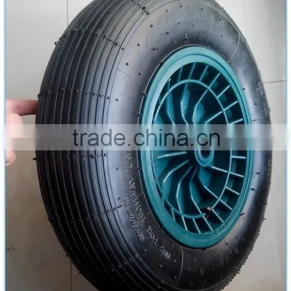 Wheelbarrow Inflatable Pneumatic Air Rubber Wheel 16*4.00-8 photo-2