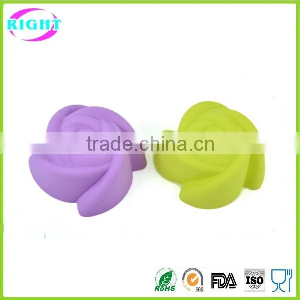 Silicone Rose Cake Mold Silicon Cake Baking Mould
