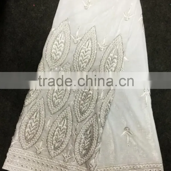 Wholesale Olive Green African Velvet Lace Polyester Velvet Fabric photo-5
