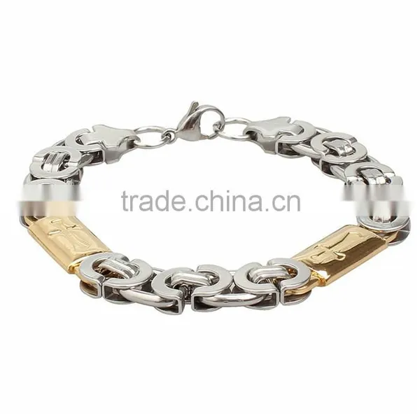 Kindy Jewelry JCB0228 Punk Style Fashion Bracelet Men 316l Stainless Steel Supplier's Choice photo-3