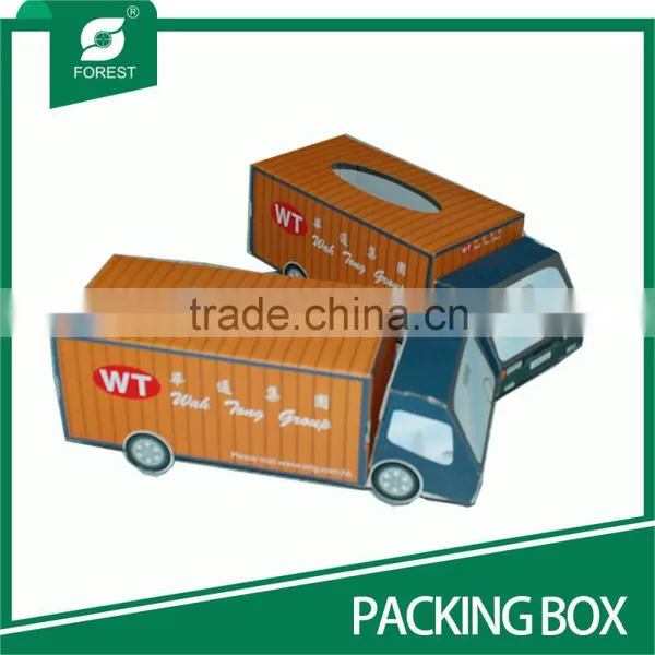SPECIAL DESIGN TRUCK SHAPE PAPER BOXES FOR PACKAGING TISSUE photo-3