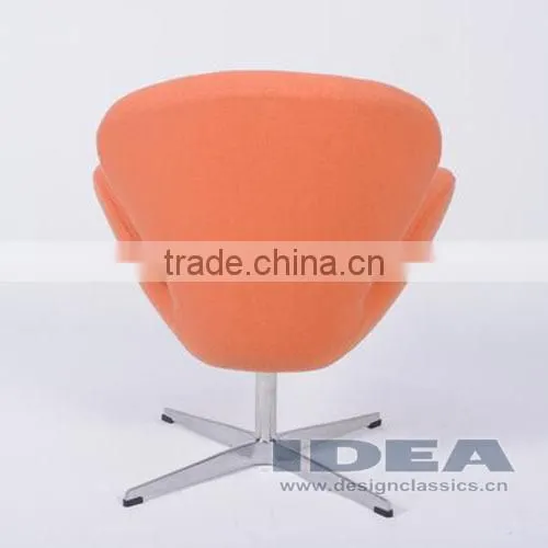 Replica Arne Jocabsen Swan Chair - Orange Fabric photo-3