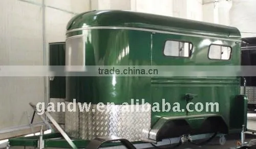 2Horse Box Trailer Horse Float Mental Painted