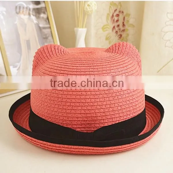 High Quality Custom Cheap Fashion Natural Straw Hats Made In China photo-5