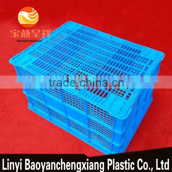833x621x480mm Rectangular Plastic Basket for Turnover Transportation photo-5