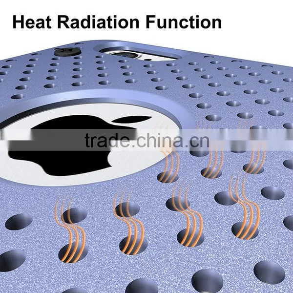 High Quality Hybrid Armor Case Heavy Duty Case For Iphone 6 With Heat Radiation Function photo-6