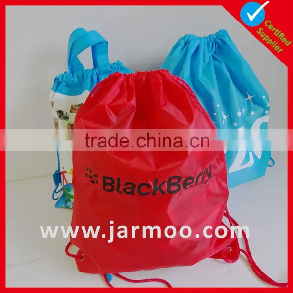 Promotional Fabric Custom Drawstring Backpack photo-3