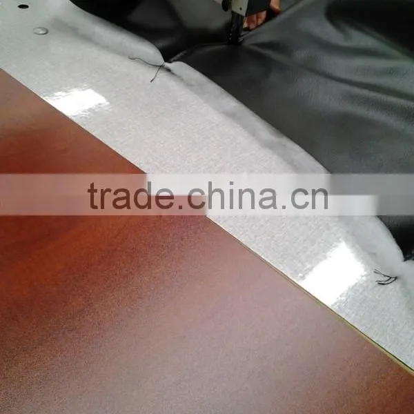 Commercial Use Office Sectional Genuine Leather Sofa 3 Seating Set Designs photo-5