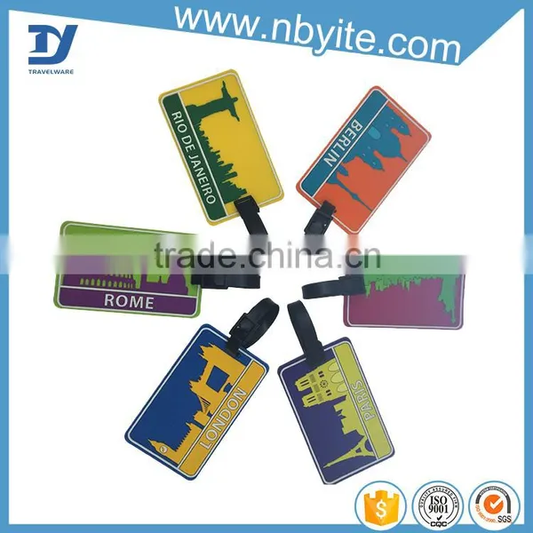 Custom Made Bulk Logo Luggage Tag Printing Luggage Tags uk Baggage Tag Sticker photo-4