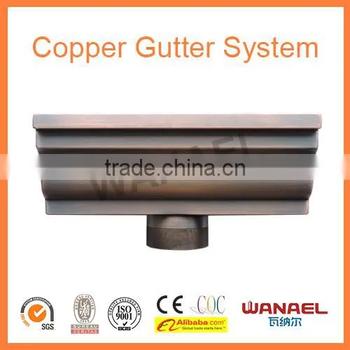 Copper Rain Gutter /Roof Drainage System Manufacturer photo-3