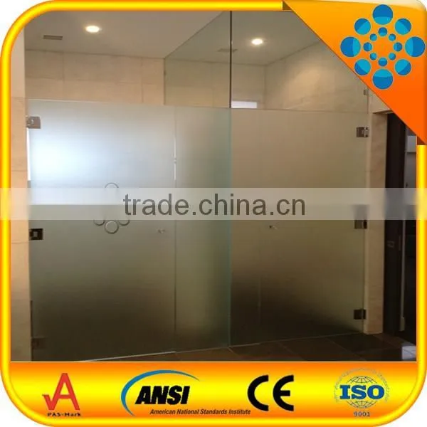 6mm High Quality Color Frameless Bathroom Tempered Glass Shower Door photo-2