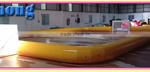 Outdoor New Design Largest Inflatable Soap Soccer Fileld for Sale photo-4