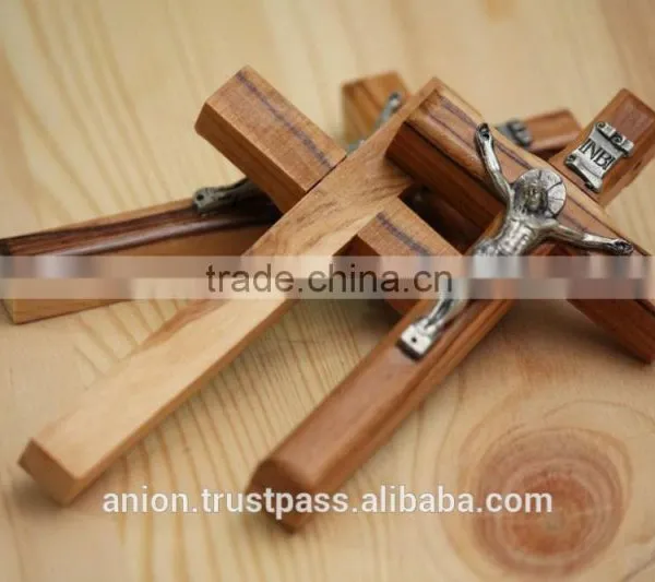 Olive Wood Small Orthodox Crucifixes photo-4