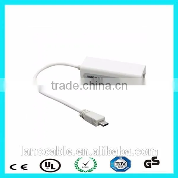 FCC Certified Micro Usb to Rj45 Ethernet Adapter photo-2