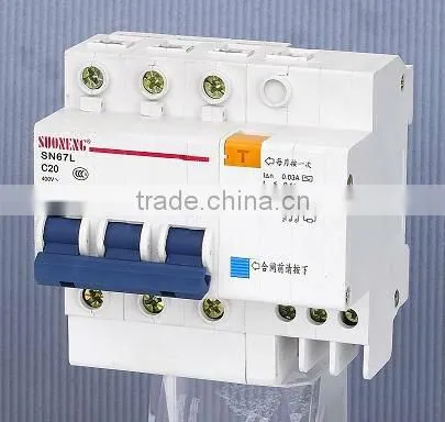 Earth Leakage Circuit Breaker 30a 63a Rcbo 6amp Rcbo photo-3