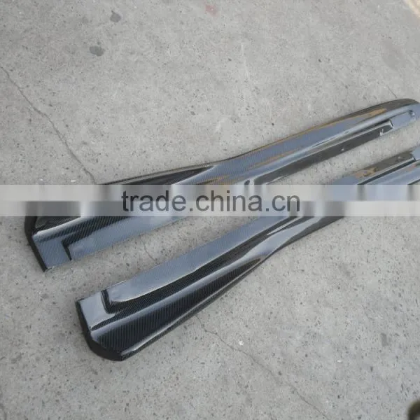 Carbon Fiber CS Bottom Line Style Side Skirt Extension For 2004-2007 Impreza WRX STI 8-9th GDA GDB (pair) CF photo-4