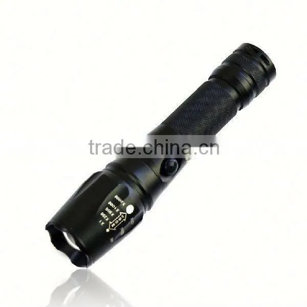 868 XM-L T6 LED Rechargeable Aluminum Zoomable Led Torch Flashlight photo-4